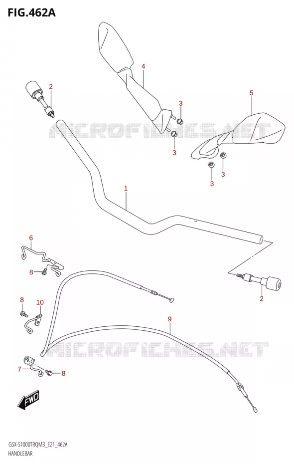 STUUR Suzuki MOTO 1000 GSX-S 2023  GSX-S1000TRQ M3 (E21)