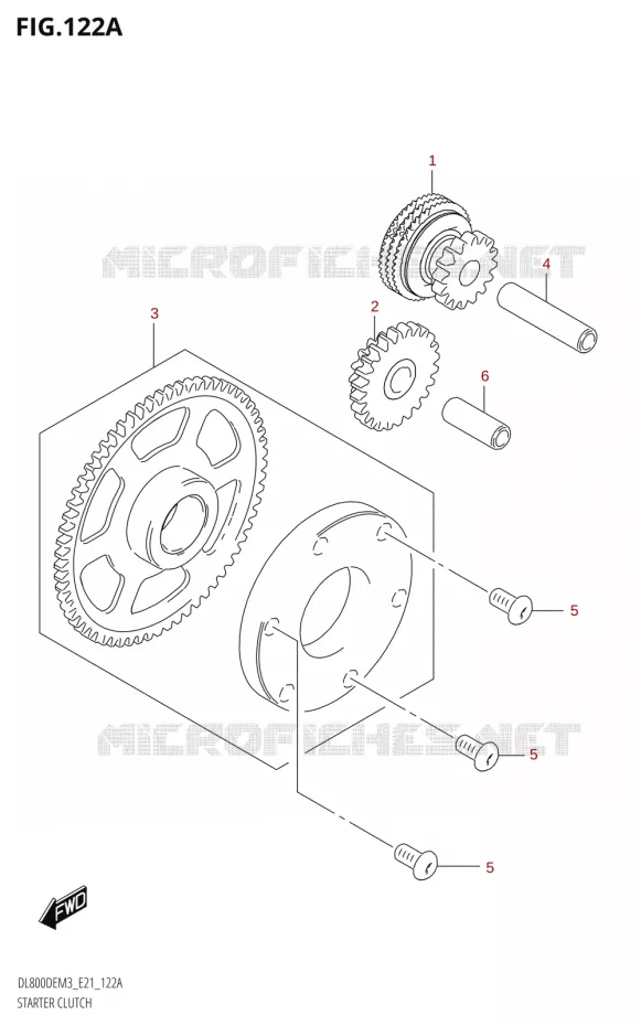 STARTMOTOR KOPPELINGS Suzuki MOTO 800 V-STROM 2023  DL800DERC M3 (E21)