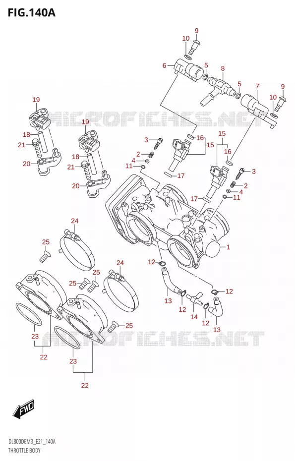 GASKLEPHUIS Suzuki MOTO 800 V-STROM 2023  DL800DEUC M3 (E21)