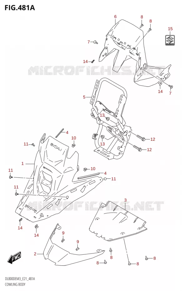 KUIP Suzuki MOTO 800 V-STROM 2023  DL800DEUC M3 (E21)