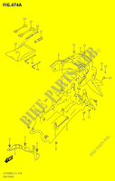 ACHTERSPATBORD (DL1050RR) voor Suzuki V-STROM 1050 2023