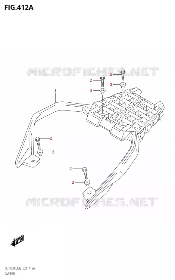 CARRIER Suzuki MOTO 1050 V-STROM 2022  DL1050RC M2 (E21)
