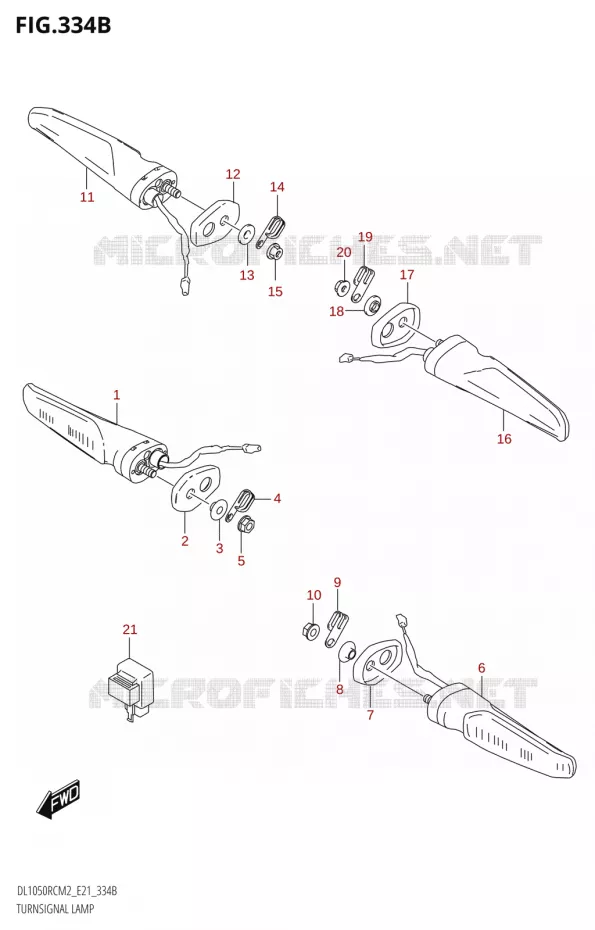 INDICATOREN (DL1050RC) Suzuki MOTO 1050 V-STROM 2022  DL1050RQ M2 (E21)