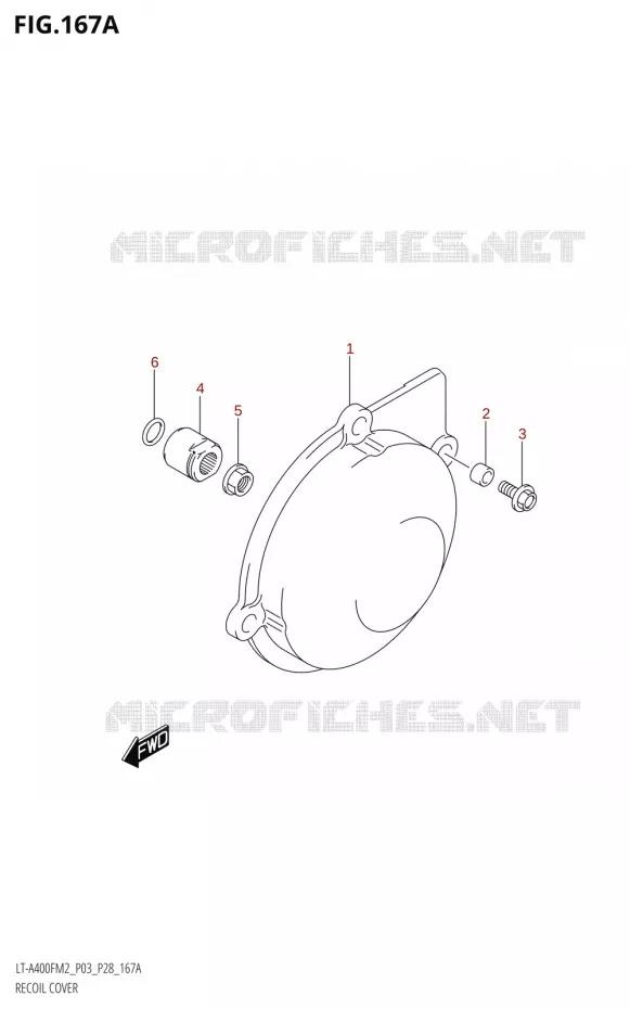 ALTERNATOR COVER Suzuki QUAD 400 KINGQUAD 2022  LT-A400F M2 (P03/P28)