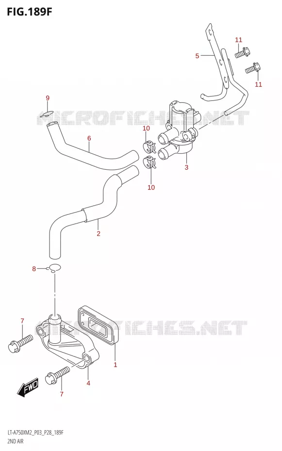ANTI VERVUILINGS SYSTEM (LT-A750XP:M2:P33) Suzuki QUAD 750 KINGQUAD 2022  LT-A750XP M2 (P03 / P28 /P33)