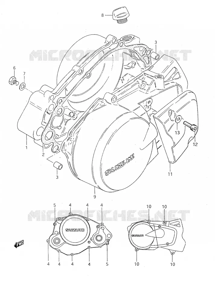 CASING Suzuki MOTO 50 RMX 2000  RMX50Y