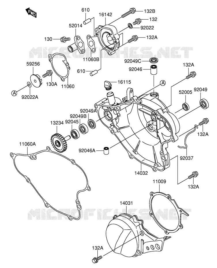 CASING Suzuki MOTO 65 RM 2003  RM65K3(E21)