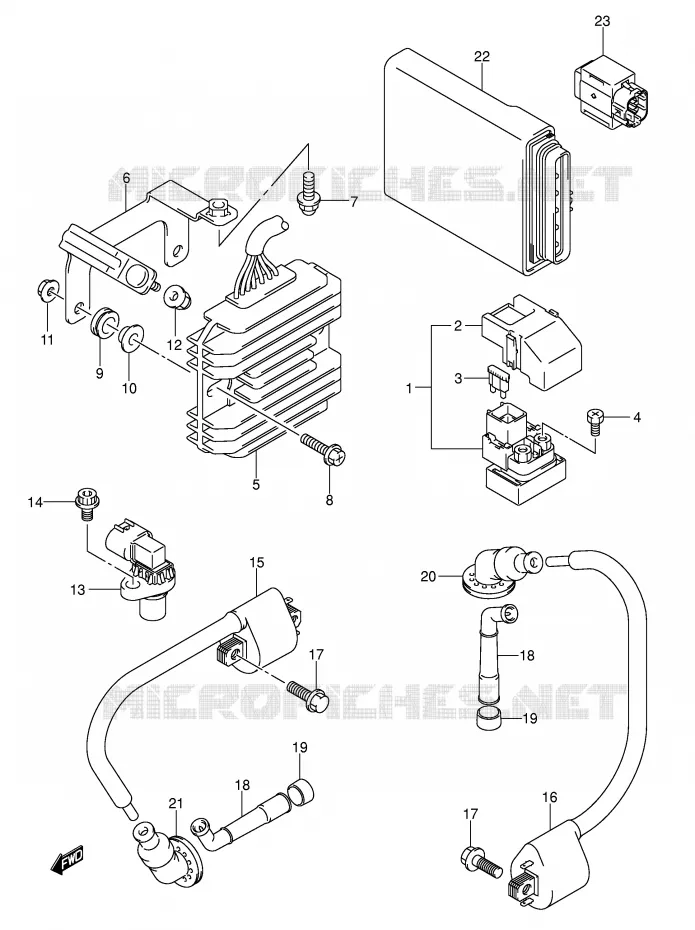 ELEKTRISCH (SV1000S/S1/S2) Suzuki MOTO 1000 SV-S 2005  SV1000SK5(E2)
