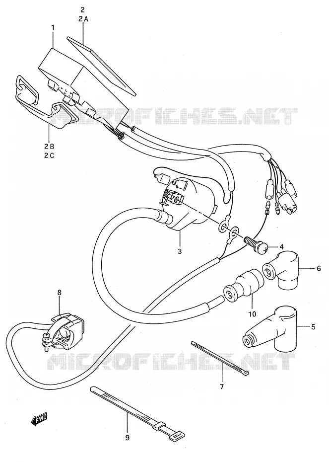 ELEKTRISCH Suzuki MOTO 250 RMX 1993  RMX250P(E28)
