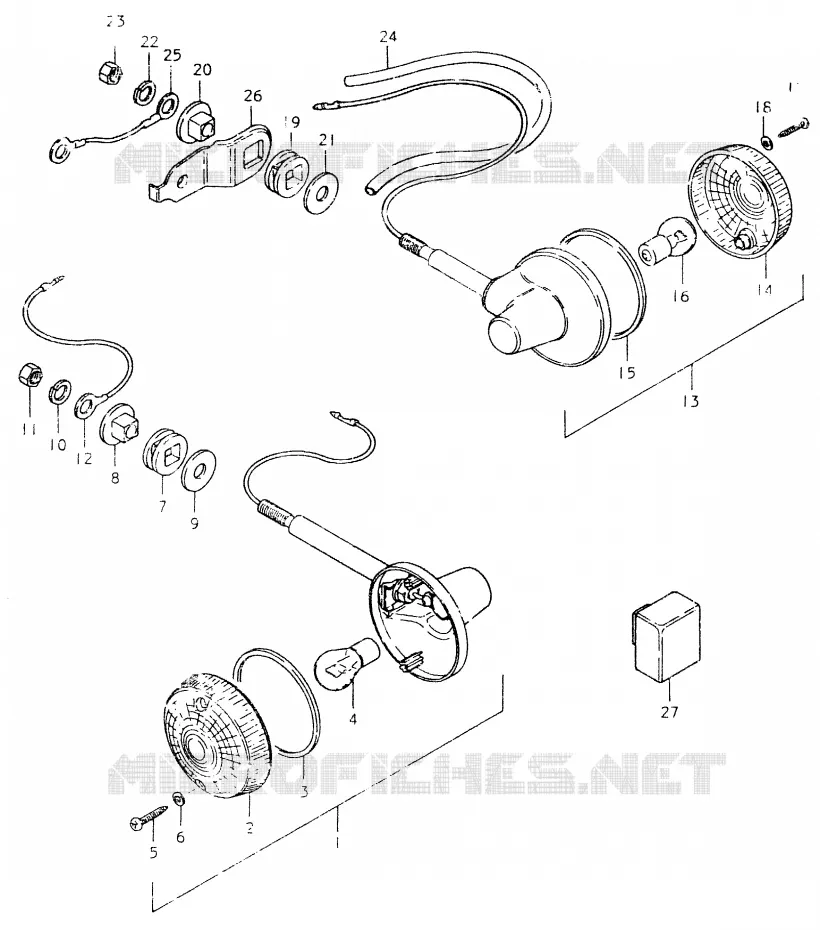 INDICATOREN Suzuki MOTO 400 SP 1980  SP400T