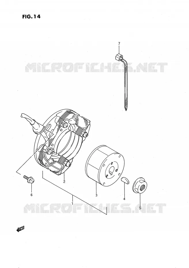 ONTSTEKING Suzuki MOTO 80 RM 1990  RM80XL(E2)