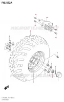 LINKERHAND ACHTERWIEL (LT A750X:M2:P03) voor Suzuki KINGQUAD 750 2022