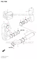 LUCHTKANAALRIEM voor Suzuki KINGQUAD 750 2022