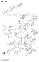 SWINGARM voor Suzuki KINGQUAD 750 2022