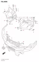 VOORBUMPER   KOPLAMPHUIS voor Suzuki KINGQUAD 750 2022