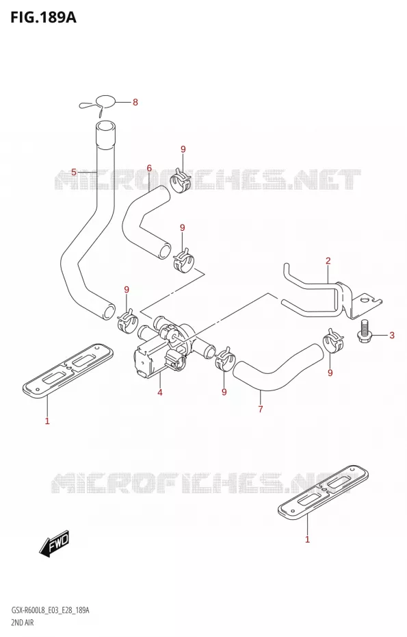 ANTI VERVUILINGS SYSTEM Suzuki MOTO 600 GSX-R 2018  GSX-R600 L8 (E03,E28,E33)