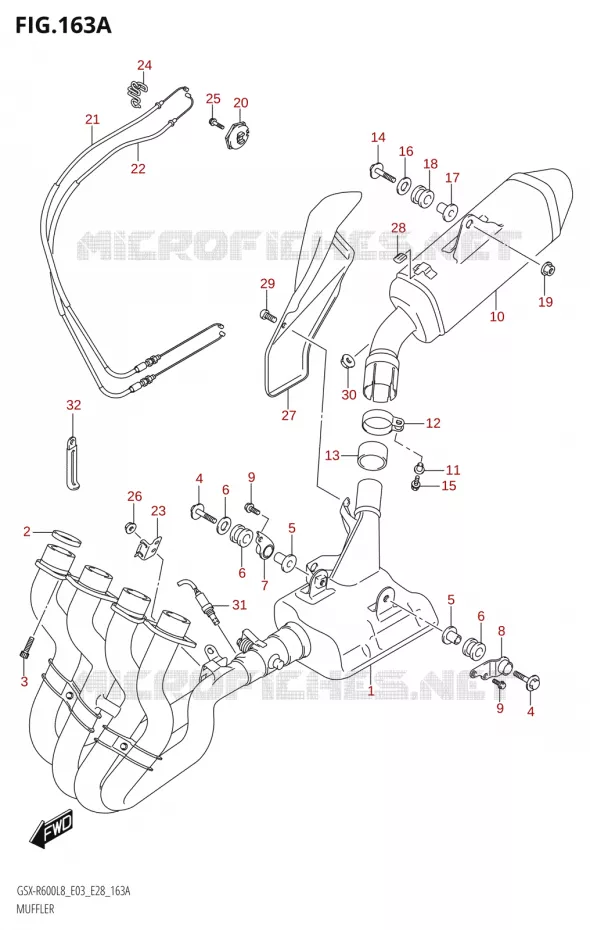 GELUIDDEMPER Suzuki MOTO 600 GSX-R 2018  GSX-R600 L8 (E03,E28,E33)