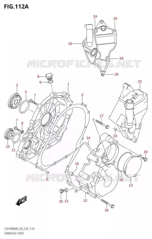 CASING Suzuki MOTO 600 GSX-R 2020  GSX-R600 M0 (E03,E28,E33)