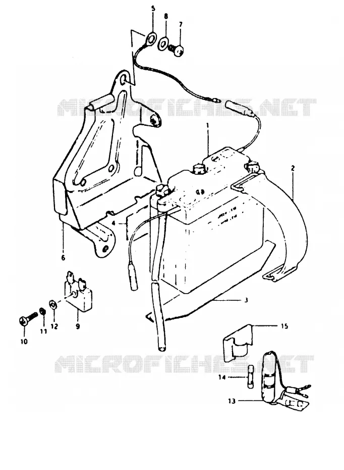 ACCU Suzuki MOTO 50 TS-ER 1982  TS50ERKDBZ(Z/D)