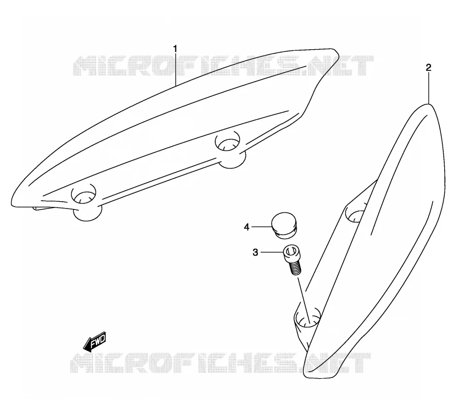 BACKREST (MODELE K5) Suzuki SCOOTER 150 BURGMAN 2004  UH150K4(P19)