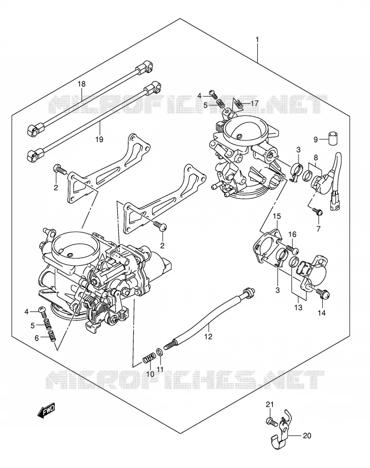 BRANDSTOFINJECTIE ASSY Suzuki MOTO 1000 SV 2004  SV1000S2K4(E2)