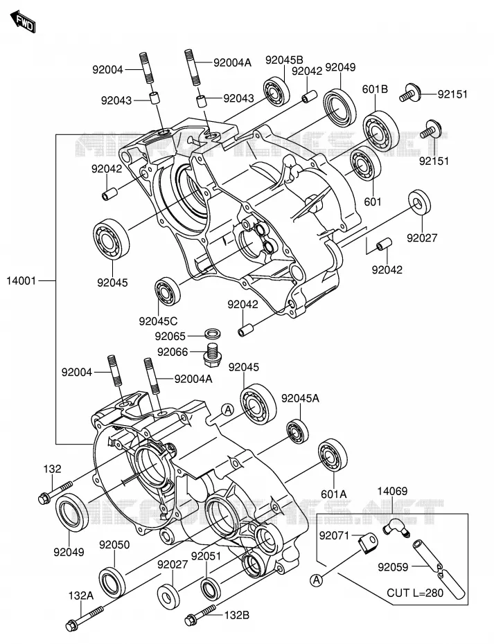 CASING Suzuki MOTO 65 RM 2003  RM65K3(E24)