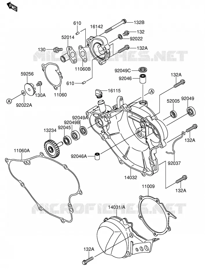 CASING Suzuki MOTO 65 RM 2004  RM65K4(E19)