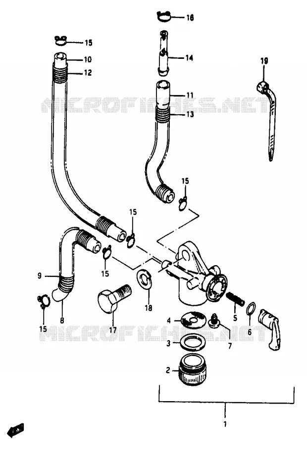 FUEL COCK Suzuki MOTO 50 Autres-modeles 1994  TV50R(M/R)