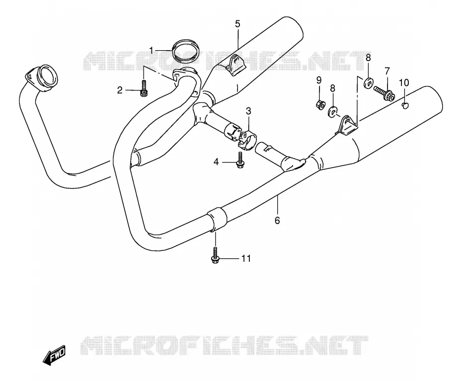 GELUIDDEMPER Suzuki MOTO 800 VX 1996  VX800UT(E4)