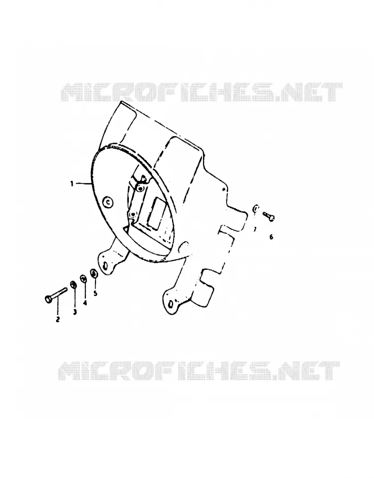 HEADLIGHT BOWL Suzuki MOTO 50 TS-ER 1982  TS50ERKDBZ(Z/D)