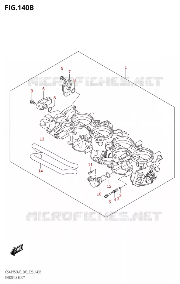 GASKLEPHUIS (E33) Suzuki MOTO 750 GSX-R 2023  GSX-R750 M3 (E03,E28,E33)