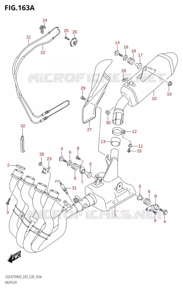 GELUIDDEMPER Suzuki MOTO 750 GSX-R 2023  GSX-R750 M3 (E03,E28,E33)