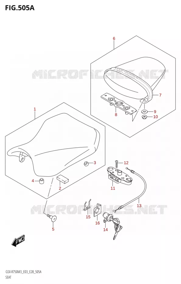 SEAT Suzuki MOTO 750 GSX-R 2023  GSX-R750 M3 (E03,E28,E33)