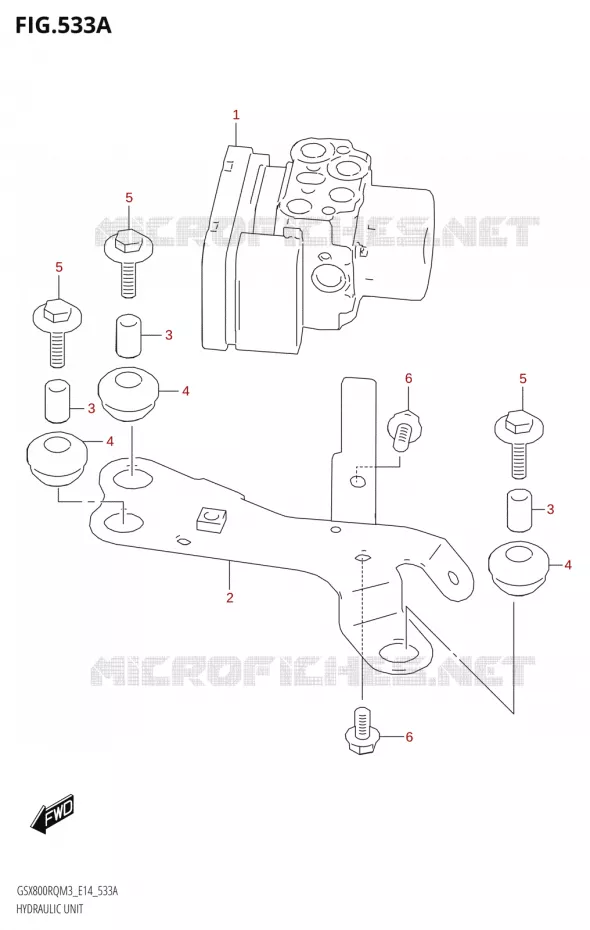 ABS Suzuki MOTO 800 GSX 2023  GSX800RQ M3 (E14)