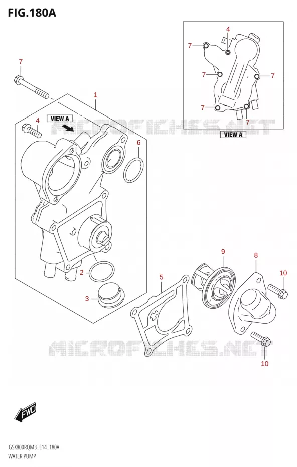 WATERPOMP Suzuki MOTO 800 GSX 2023  GSX800RQ M3 (E14)