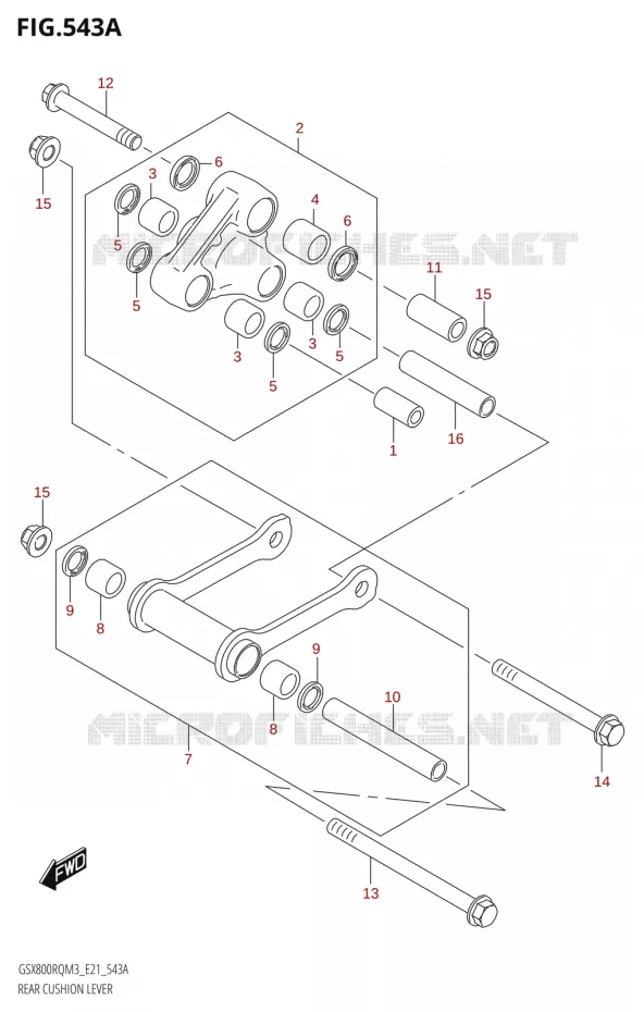 SCHOKBREKER AANEENSCHAKELING Suzuki MOTO 800 GSX 2023  GSX800RRQ M3 (E21)