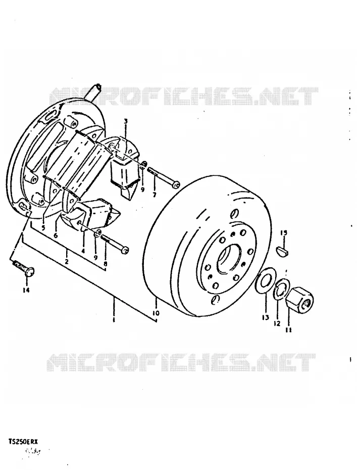ONTSTEKING (E16) Suzuki MOTO 250 TS-ER 1996  TS250ERT(T/X)