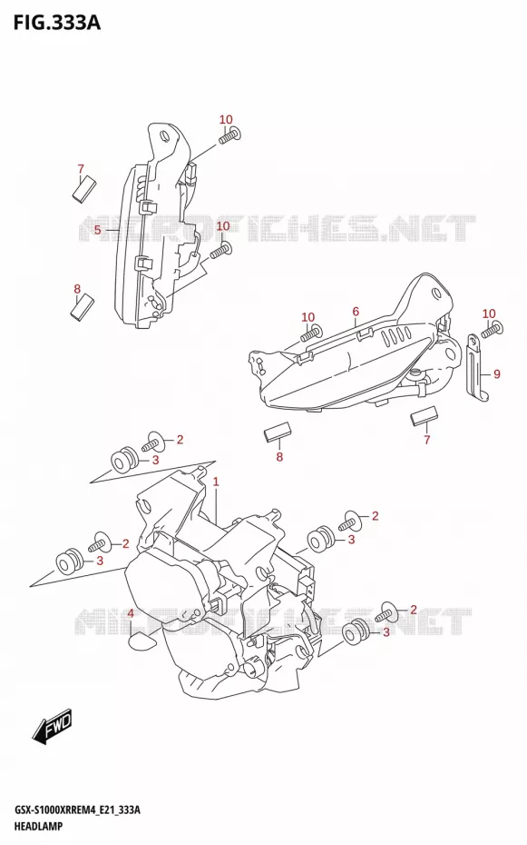 KOPLAMP Suzuki MOTO 1000 GSX-S 2024  GSX-S1000XRRE M4 (E21)