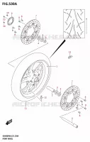 VOORWIEL VERING/REM/WIEL 800 suzuki-motorfietsen GSX 2024 2642000068