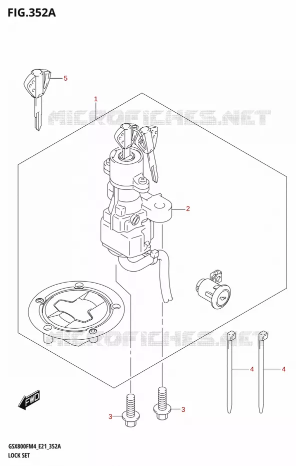 CONTACTSLOT Suzuki MOTO 800 GSX 2024  GSX800FUQ M4 (E21)