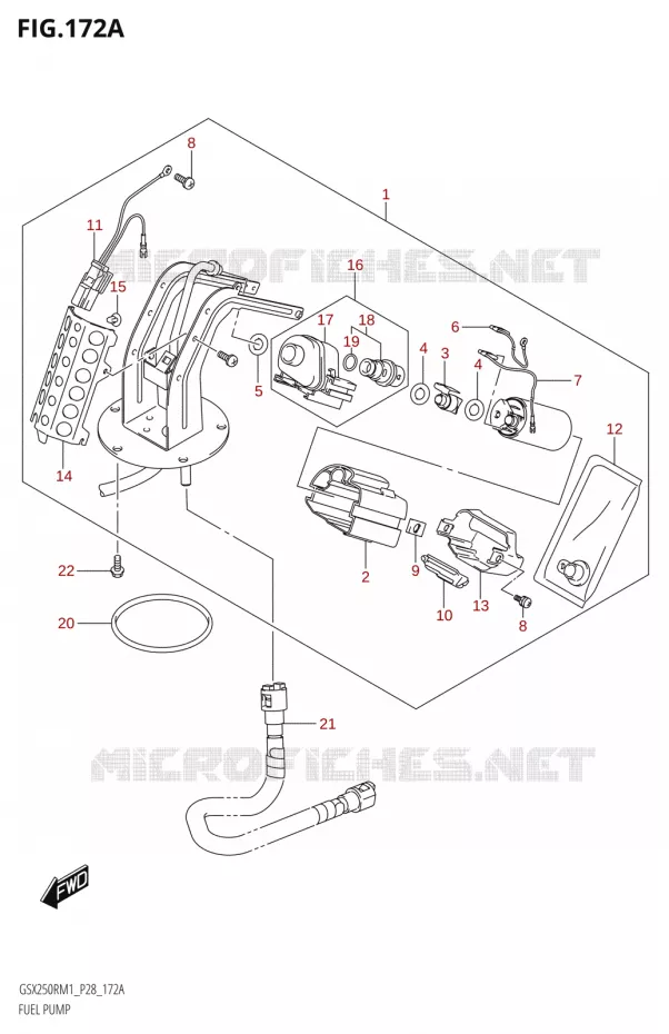 BENZINE POMP Suzuki MOTO 250 GSX-R 2021  GSX250R M1 (P28)