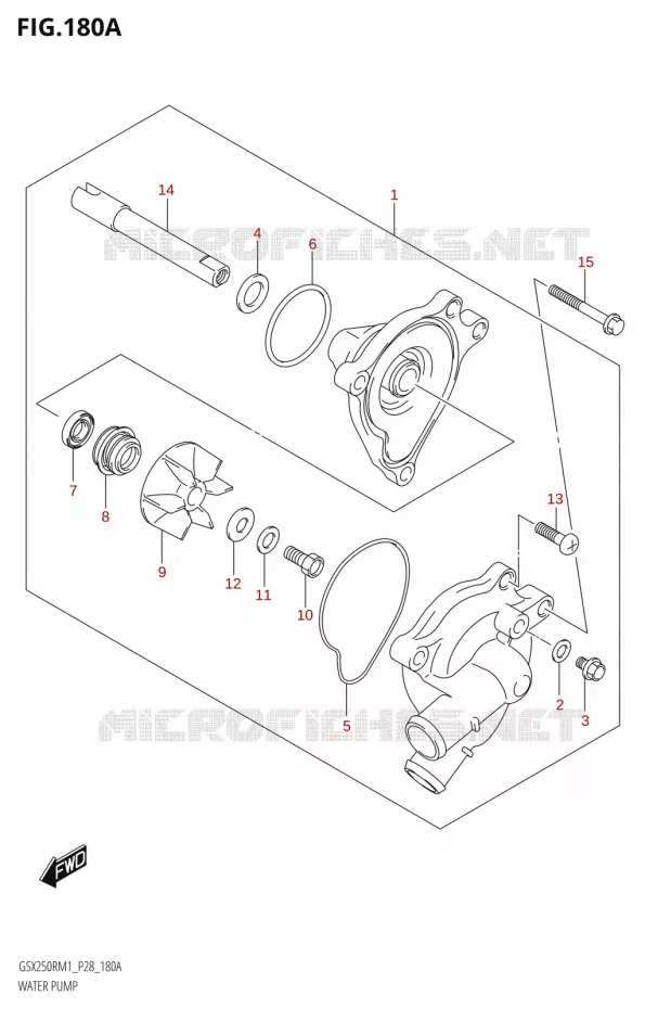 WATERPOMP Suzuki MOTO 250 GSX-R 2021  GSX250R M1 (P28)