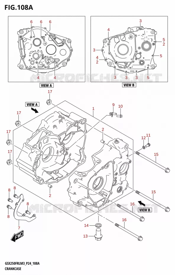 CARTER Suzuki MOTO 250 GSX-R 2023  GSX250FRLX / GSX250FRL M3 (P24)