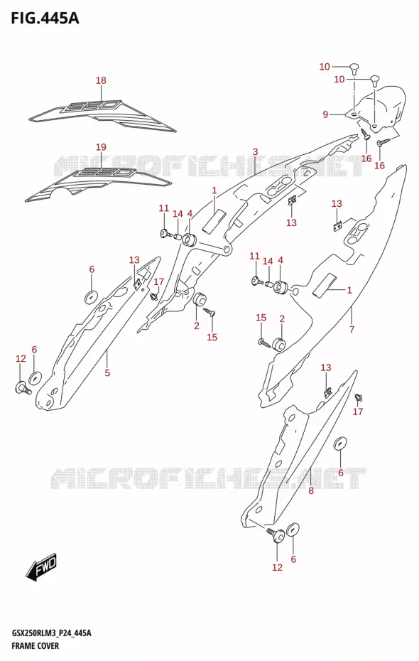 KUIP Suzuki MOTO 250 GSX-R 2023  GSX250RL M3 (P24)