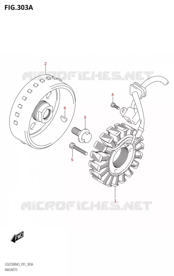 ONTSTEKING Suzuki MOTO 250 GSX-R 2023  GSX250RRLJ M3 (P01)