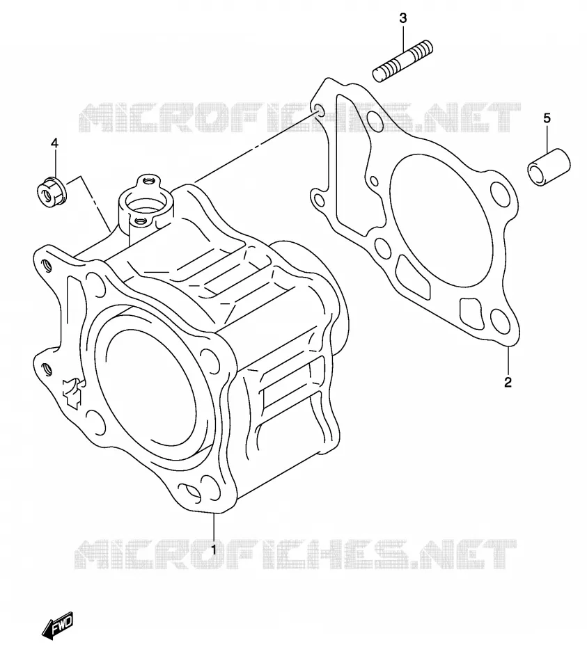 CILINDER Suzuki SCOOTER 150 BURGMAN 2003  UH150K3(P19)
