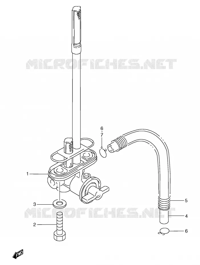 FUEL COCK Suzuki MOTO 125 TS-R 1991  TS125RM(E2)