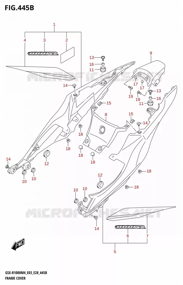 KUIP (GSX-R1000RA) Suzuki MOTO 1000 GSX-R 2024  GSX-R1000A M4 E03 E28 E33