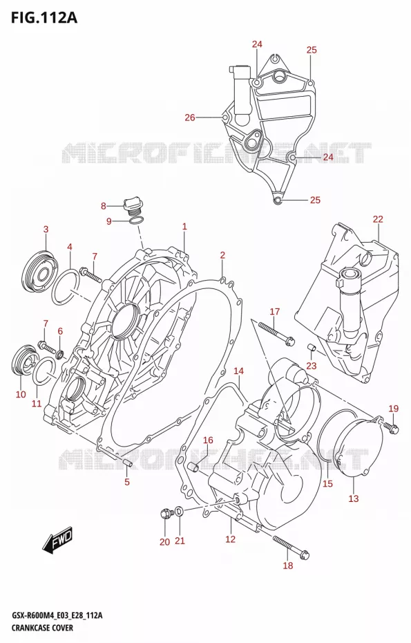 CARTERDEKSEL Suzuki MOTO 600 GSX-R 2024  GSX-R600 M4 (E03,E28,E33)