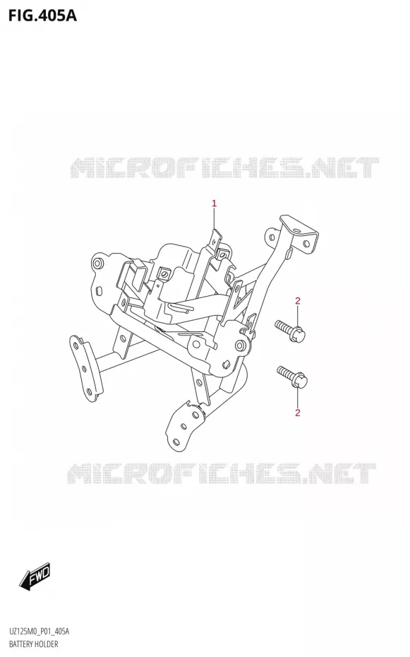ACCU BOX - TOOLS Suzuki SCOOTER 125 ACCESS 2020  UZ125NE M0 (E01)